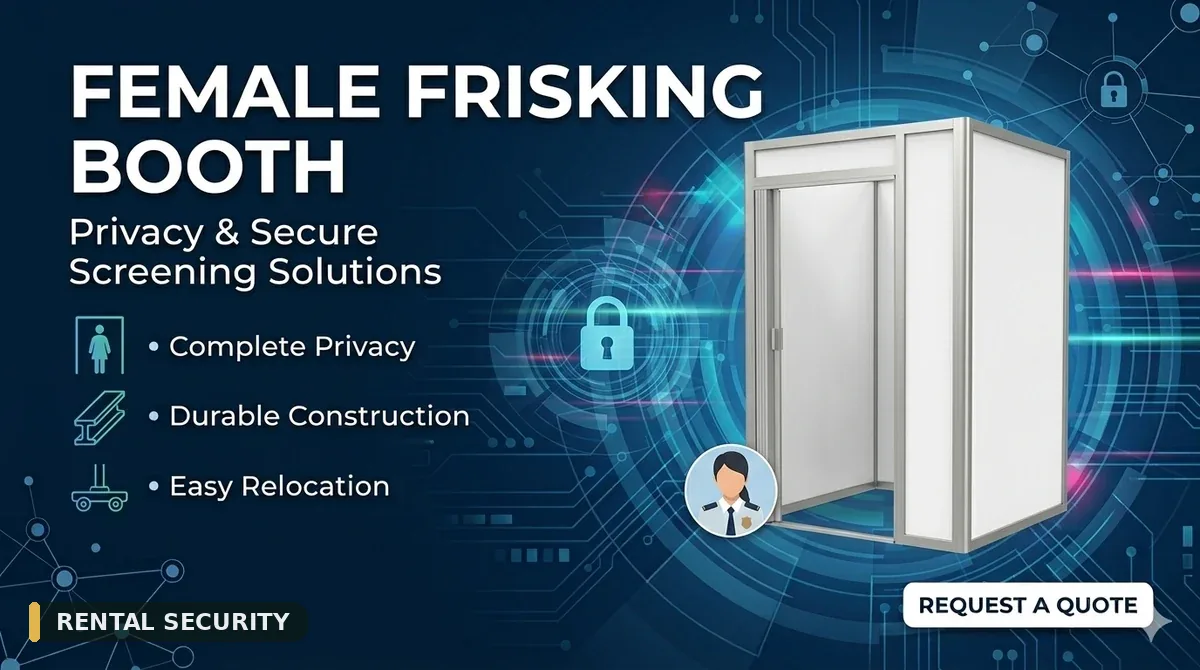 Female frisking booth on rent in Mumbai